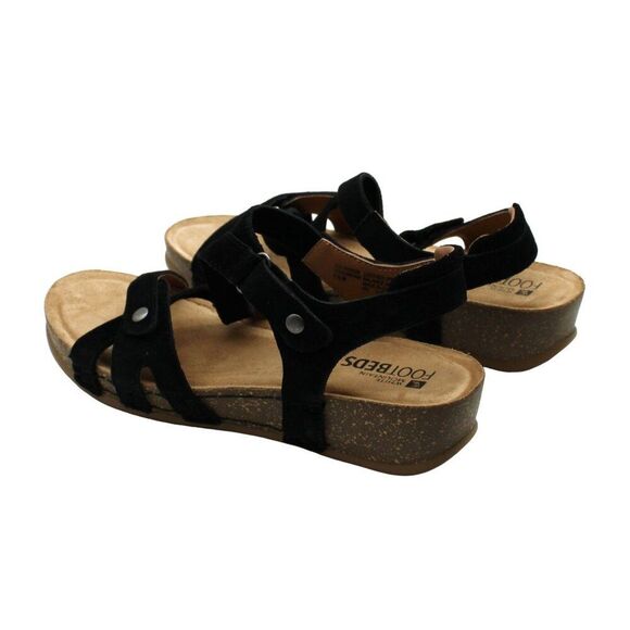 White Mountain Black Sandals - Picture 6 of 8